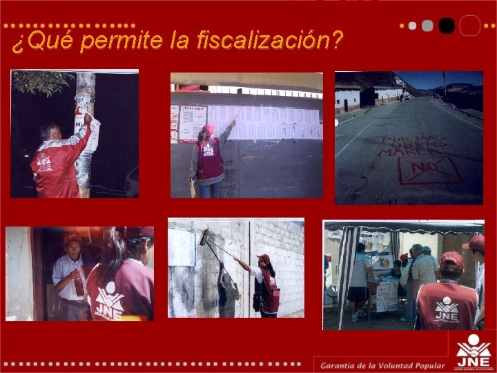 ¿Qué permite la fiscalización? 