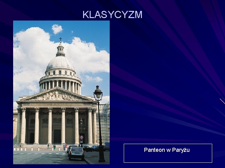 KLASYCYZM Panteon w Paryżu 