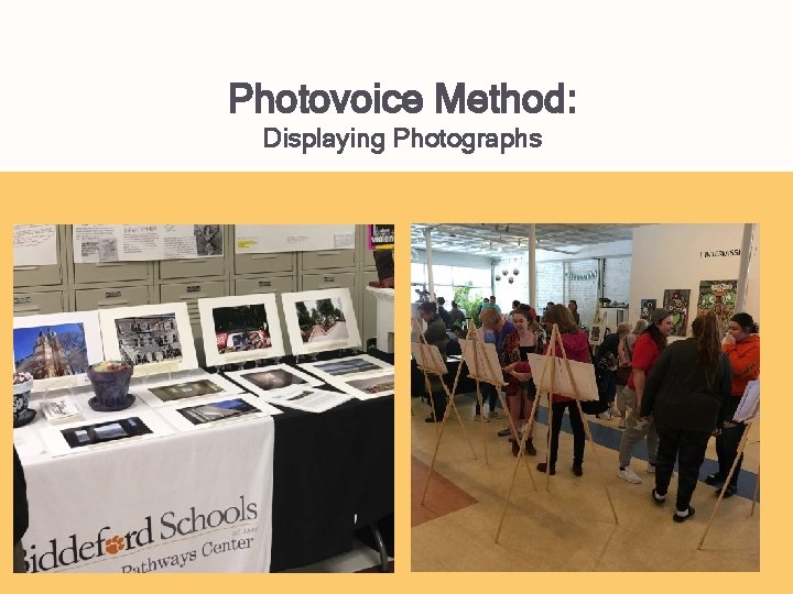 Photovoice Method: Displaying Photographs 