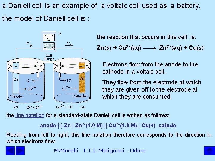 a Daniell cell is an example of a voltaic cell used as a battery.