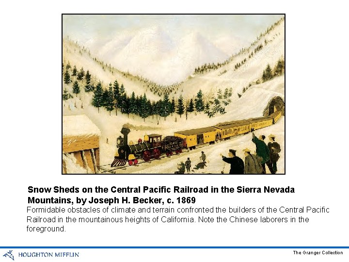 Snow Sheds on the Central Pacific Railroad in the Sierra Nevada Mountains, by Joseph