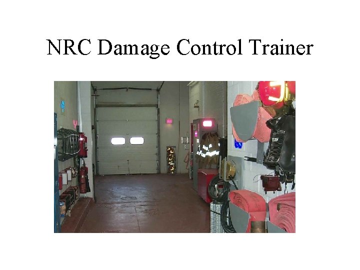 NRC Damage Control Trainer 