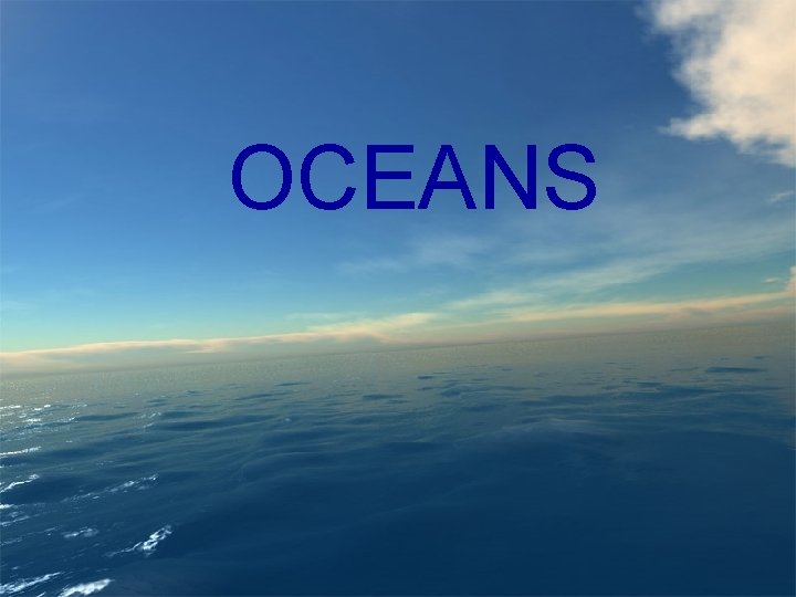 OCEANS 