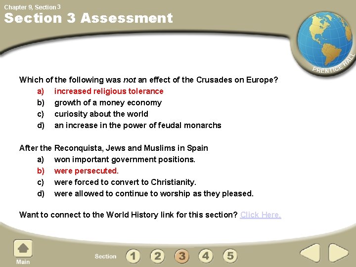 Chapter 9, Section 3 Assessment Which of the following was not an effect of