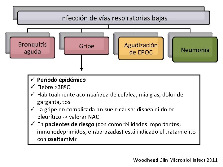 ü Periodo epidémico ü Fiebre >38ºC ü Habitualmente acompañada de cefalea, mialgias, dolor de