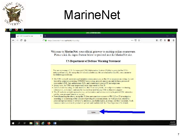 Marine. Net 7 