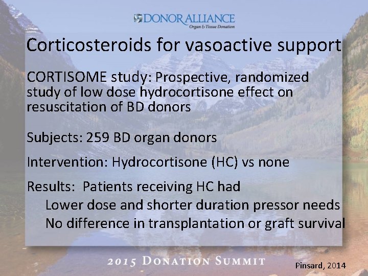 Corticosteroids for vasoactive support CORTISOME study: Prospective, randomized study of low dose hydrocortisone effect