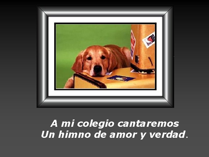 A mi colegio cantaremos Un himno de amor y verdad. 