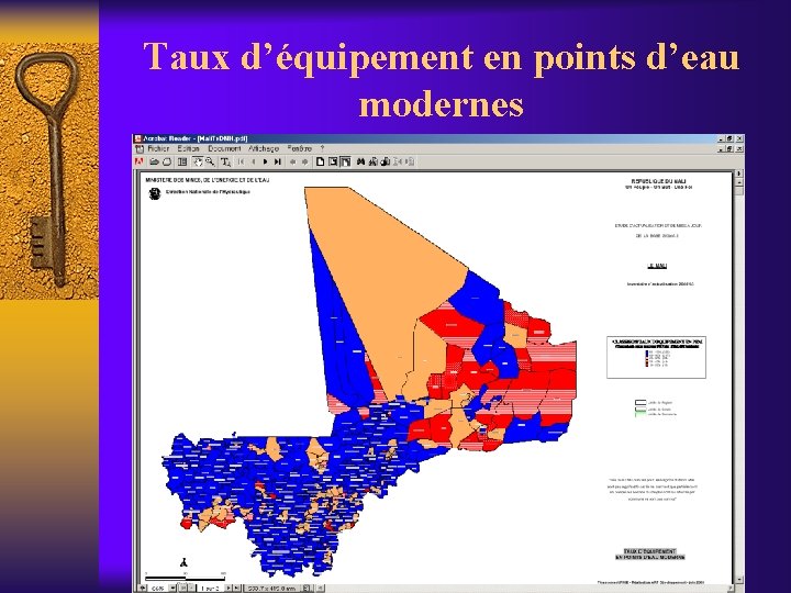 Taux d’équipement en points d’eau modernes 