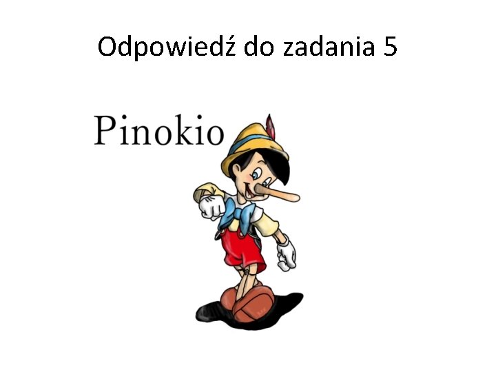 Odpowiedź do zadania 5 