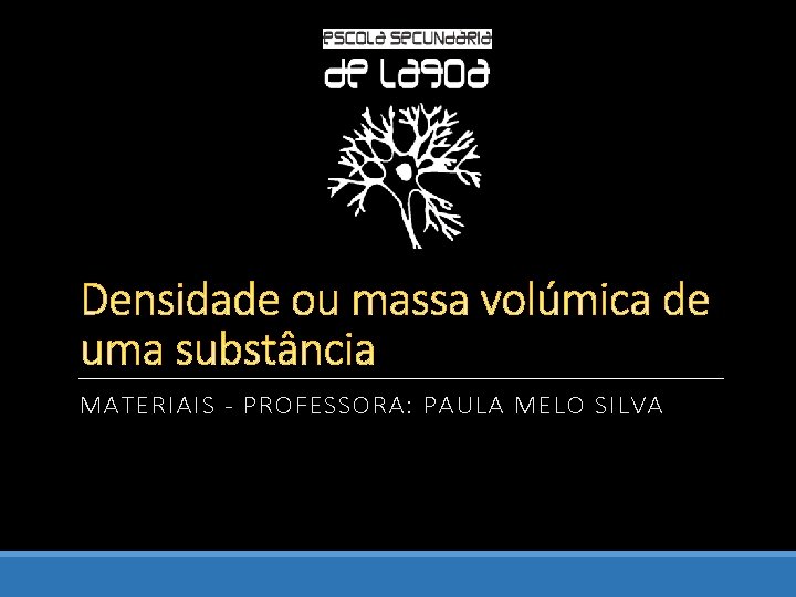 MATERIAIS - PROFESSORA: PAULA MELO SILVA 