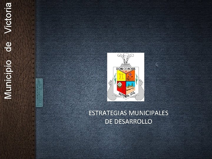 Municipio de Victoria ESTRATEGIAS MUNICIPALES DE DESARROLLO 