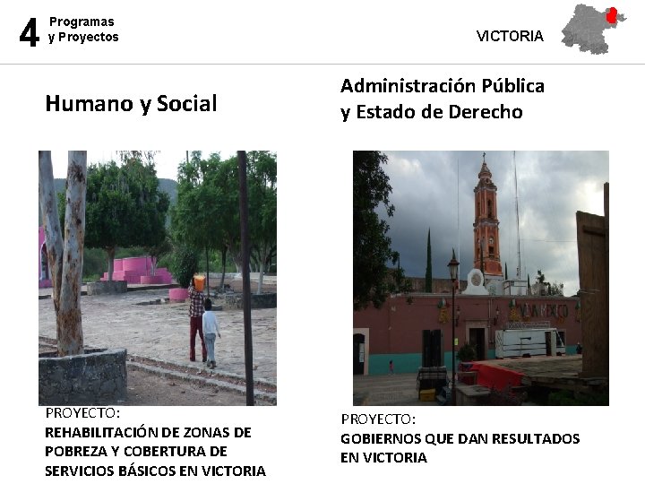 4 Programas y Proyectos VICTORIA Humano y Social CONSOLIDACIÓN DE VOCACIONES PRODUCTIVAS Y TURÍSTICAS