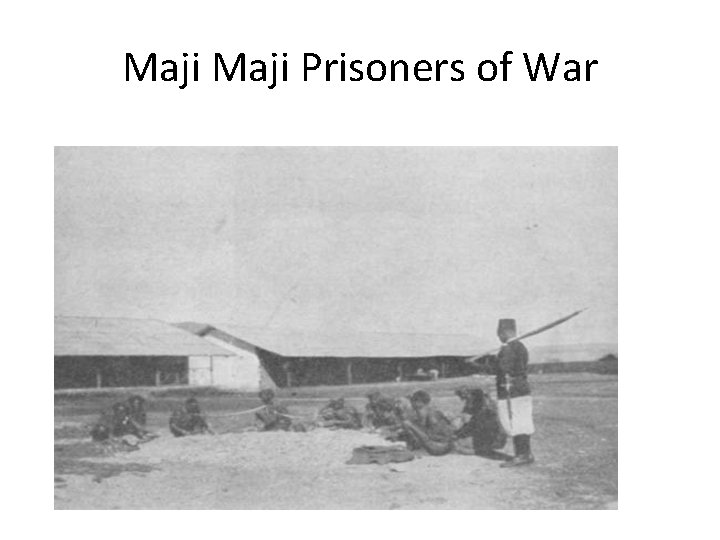 Maji Prisoners of War 