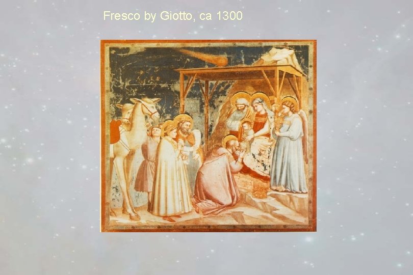 Fresco by Giotto, ca 1300 