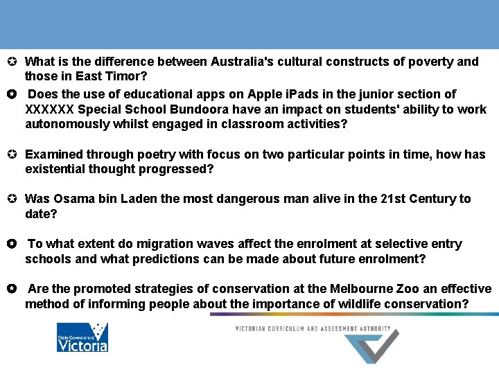 µ What is the difference between Australia's cultural constructs of poverty and those in