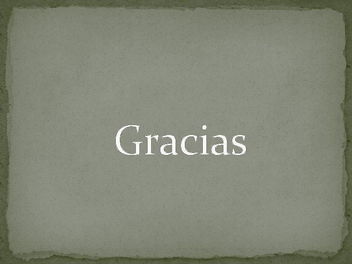 Gracias 