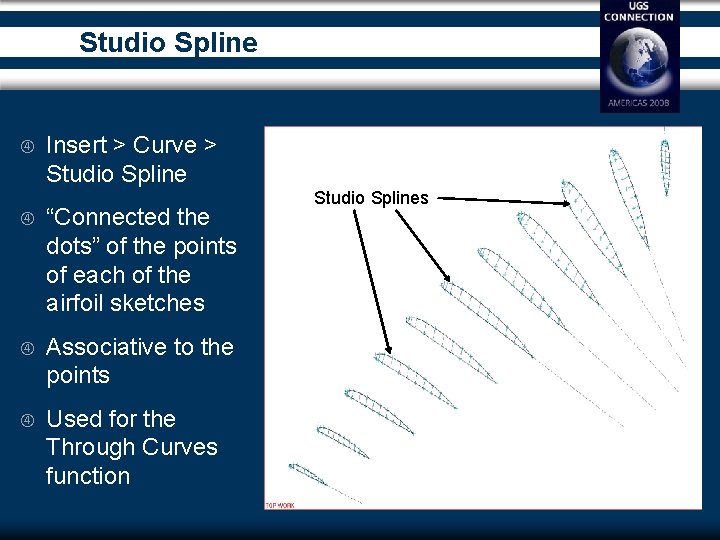 Studio Spline Insert > Curve > Studio Spline “Connected the dots” of the points