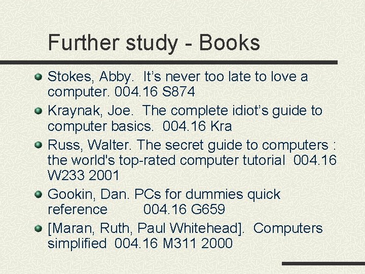 Introduction to Computers and the Windows Operating System