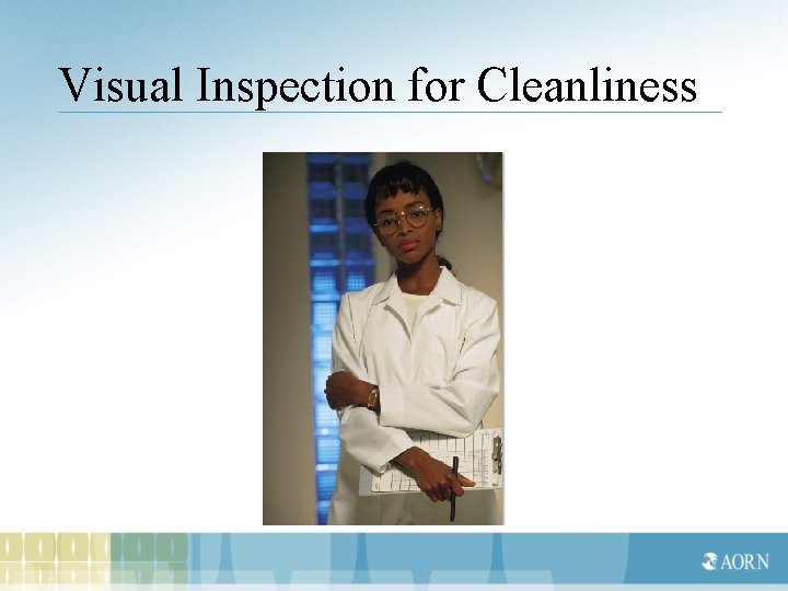 Visual Inspection for Cleanliness 