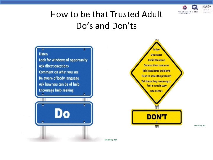 How to be that Trusted Adult Do’s and Don’ts 