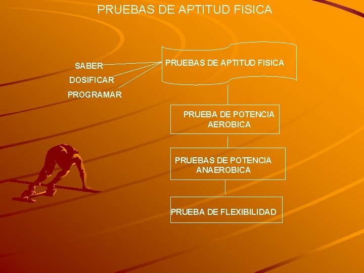 PRUEBAS DE APTITUD FISICA SABER PRUEBAS DE APTITUD FISICA DOSIFICAR PROGRAMAR PRUEBA DE POTENCIA