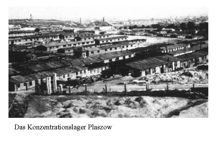 Das Konzentrationslager Plaszow 