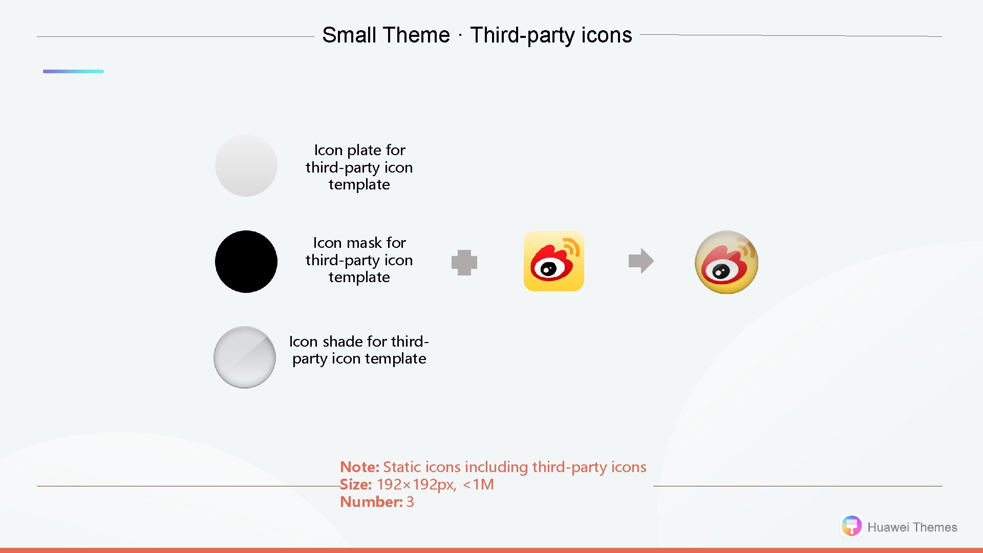 Small Theme · Third-party icons Icon plate for third-party icon template Icon mask for