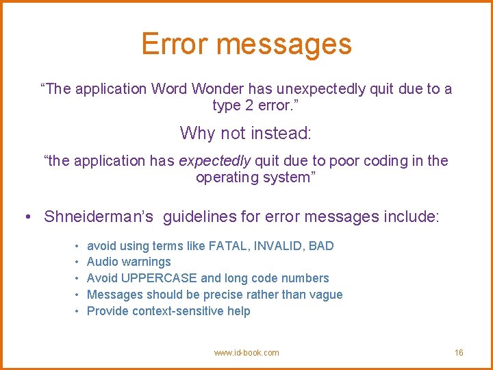 Error messages “The application Word Wonder has unexpectedly quit due to a type 2