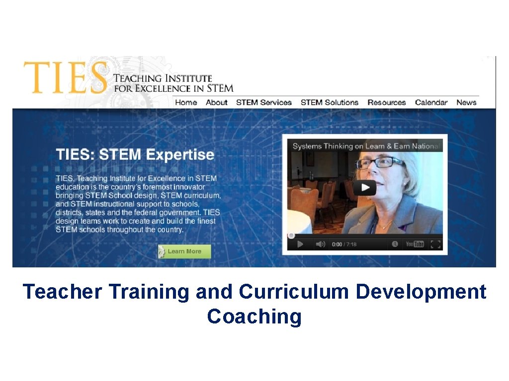 Teacher Training and Curriculum Development Coaching 