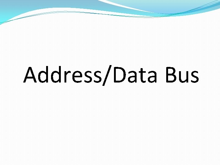 Address/Data Bus 