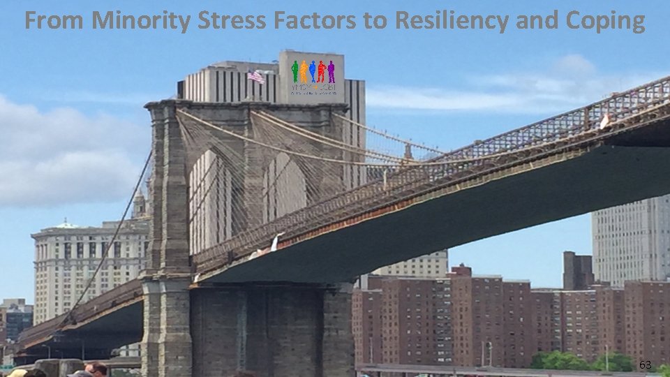 From Minority Stress Factors to Resiliency and Coping 63 