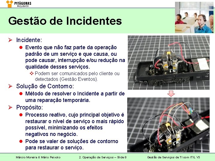 Gestão de Incidentes Ø Incidente: l Evento que não faz parte da operação padrão