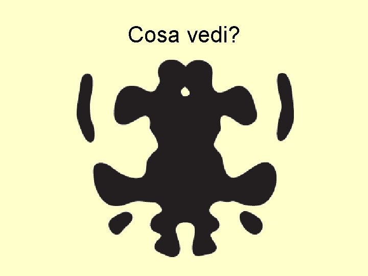 Cosa vedi? 