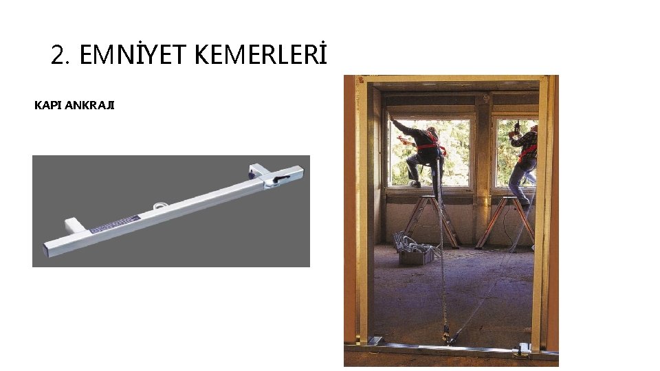 2. EMNİYET KEMERLERİ KAPI ANKRAJI 