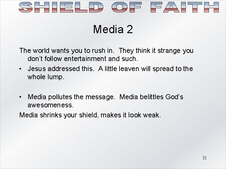 Media 2 The world wants you to rush in. They think it strange you Media 2 The world wants you to rush in. They think it strange you