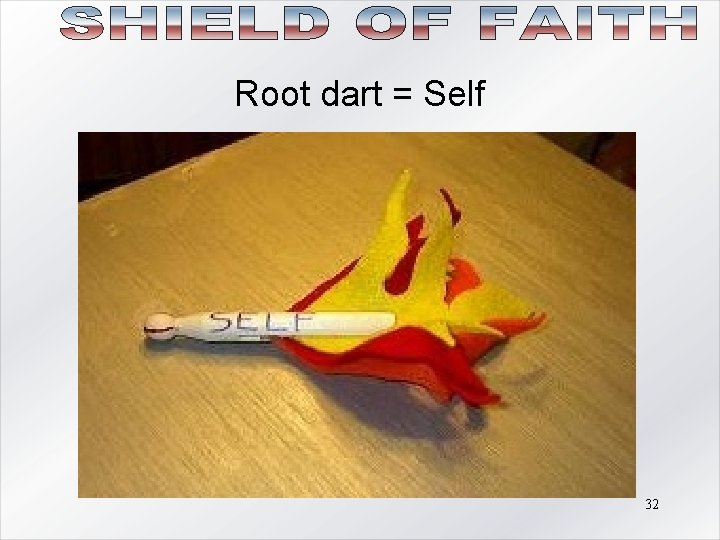 Root dart = Self 32 Root dart = Self 32
