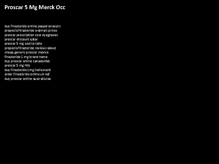 Buy Brand Propecia Online