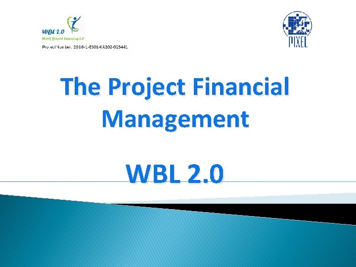 The Project Financial Management WBL 2. 0 