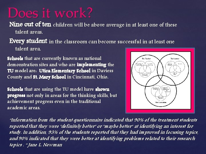 Does it work? Nine out of ten children will be above average in at