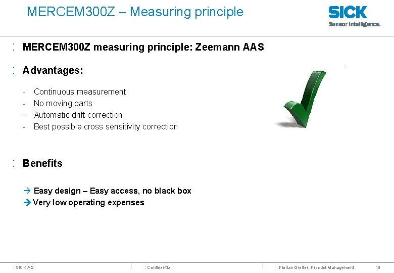 MERCEM 300 Z – Measuring principle : MERCEM 300 Z measuring principle: Zeemann AAS
