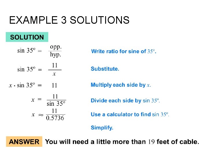 EXAMPLE 3 SOLUTIONS 