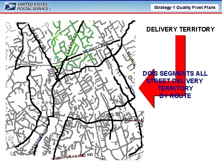 Strategy-1 Quality Pivot Plans DELIVERY TERRITORY ROUTE 01 ROUTE 02 ROUTE 03 ROUTE 04