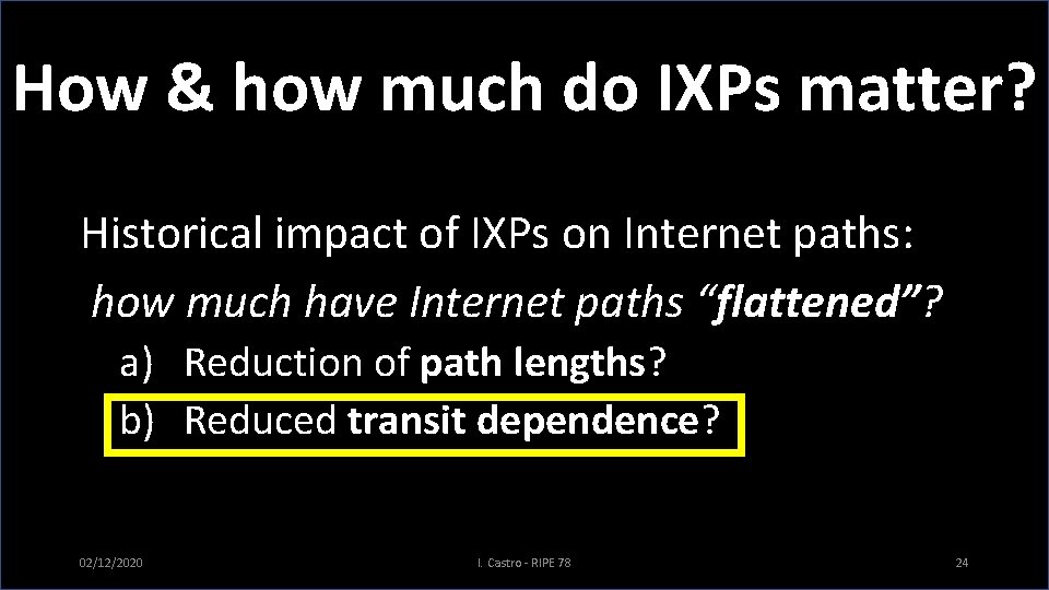 How & how much do IXPs matter? Historical impact of IXPs on Internet paths: