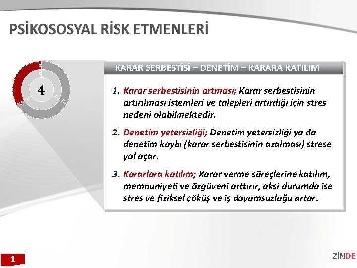 KARAR SERBESTİSİ – DENETİM – KARARA KATILIM 4 1. Karar serbestisinin artması; Karar serbestisinin