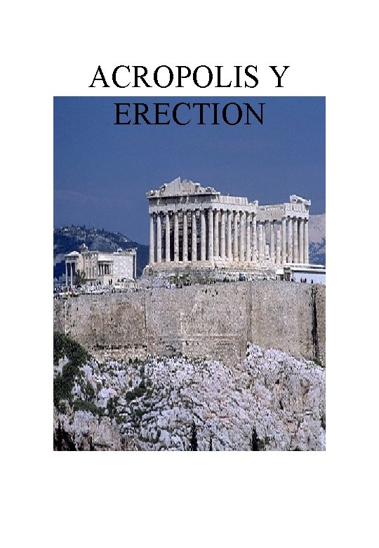 ACROPOLIS Y ERECTION 