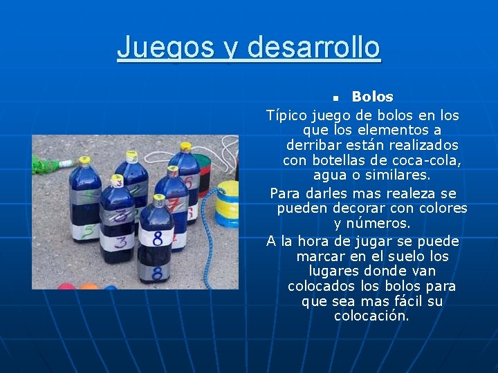 Juegos y desarrollo Bolos Típico juego de bolos en los que los elementos a