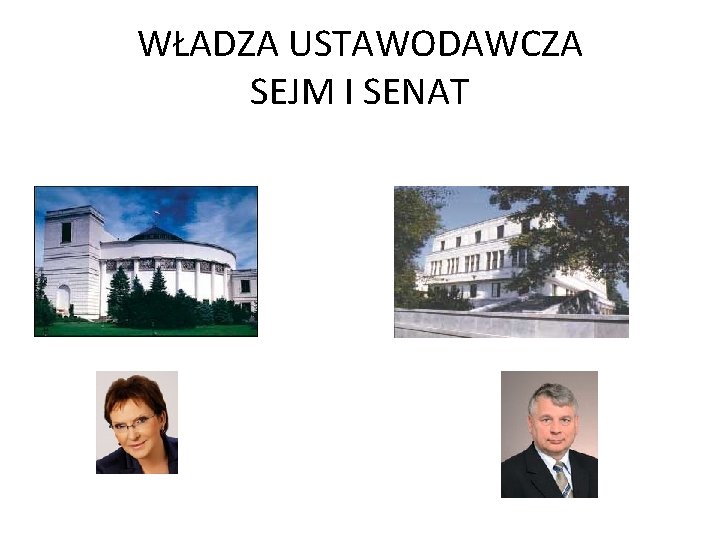 WŁADZA USTAWODAWCZA SEJM I SENAT 