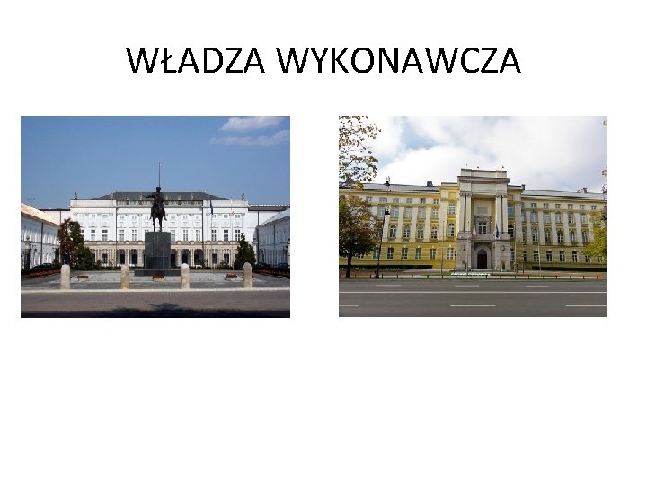 WŁADZA WYKONAWCZA 