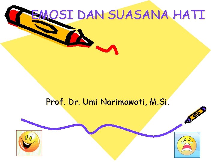 EMOSI DAN SUASANA HATI Prof. Dr. Umi Narimawati, M. Si. 